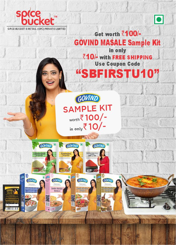 Govind Spice Kit In Worth Rs 100 Get In Rs 10 Only